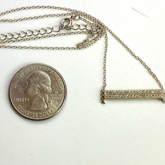 AAT Vintage Dyadema Italian Sterling 925 Silver Necklace adjustable 16-18” - Picture 13 of 13